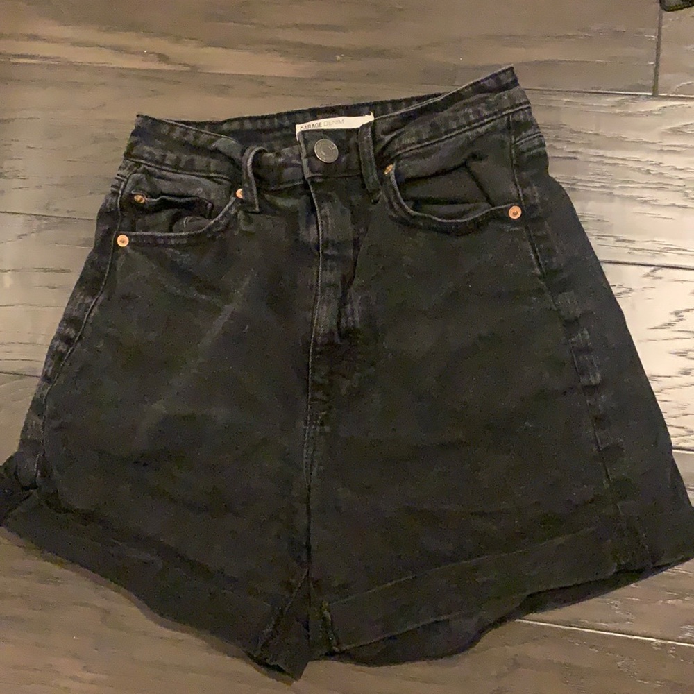 Garage denim shorts